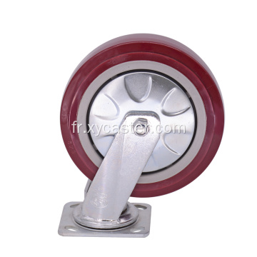 Roulette pivotante PVC 8 ​​pouces